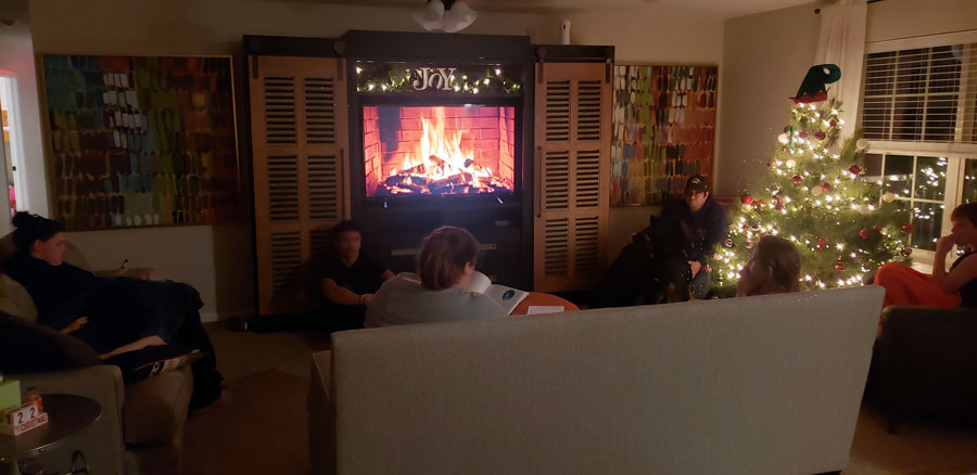 Advent reading in The Petersheim Home | coyotehill.org