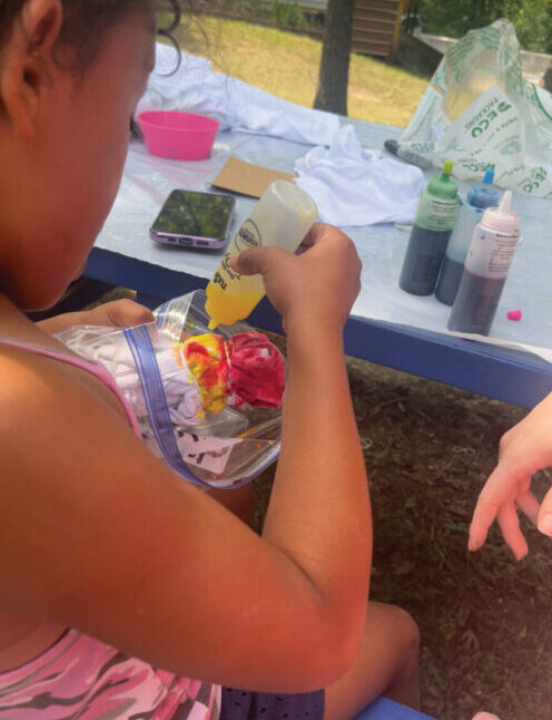 Tie-Dying At The Hill